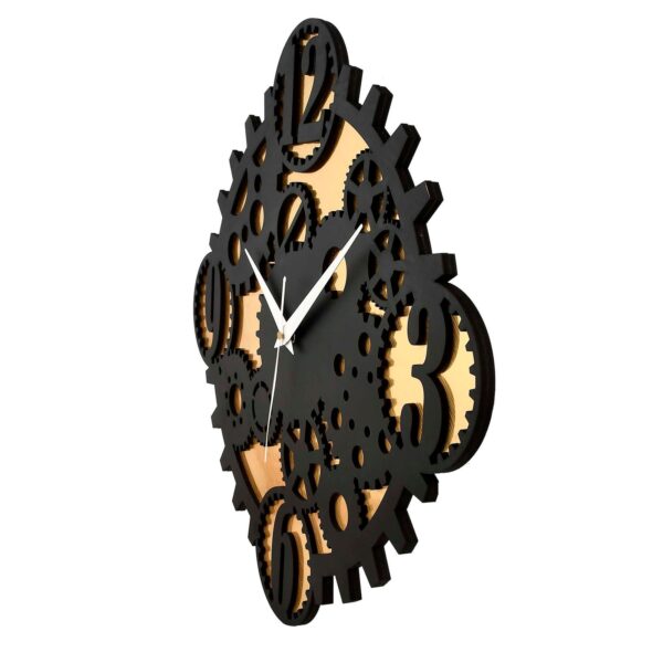 Wooden Silent Non-Ticking Wall Clock for Home Stylish Latest Designer ...