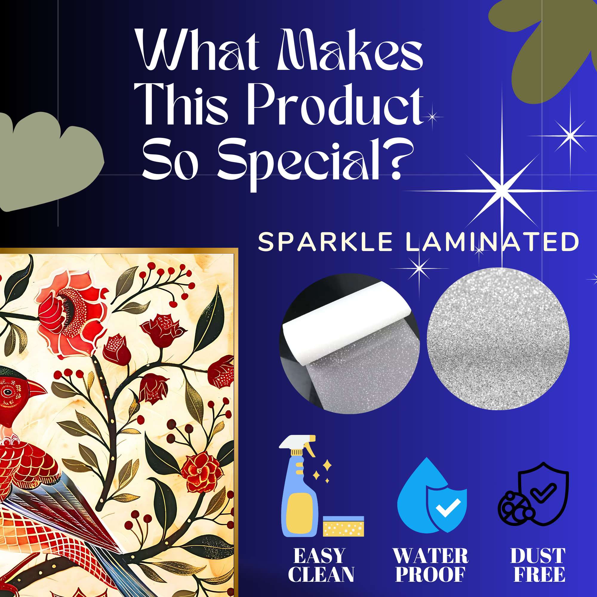 Set of Four Wall Paintings for Wall Dacoration Golden Framed Wall Paintings for Living Room & Bedroom Wall Art for Home Decoration & Office Wall Décor (13x10 inch CH-GD4-5) - Image 4