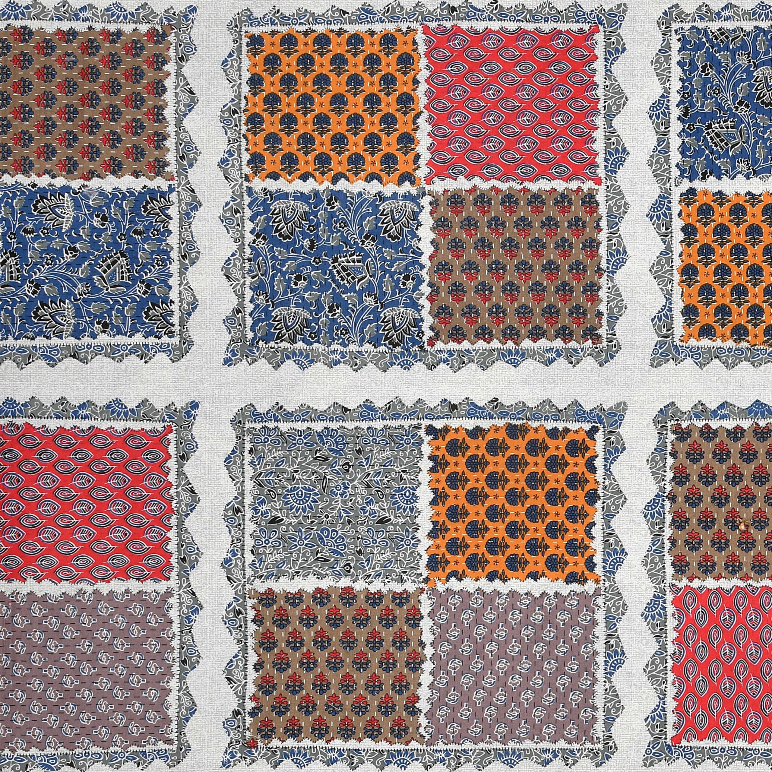 Rajasthani Traditionally Printed Cotton Doublebed Bedsheet With Pack of 2 Pillow Covers - Image 3